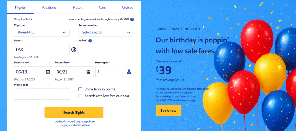 Southwest Airlines Cancellation Policy, Southwest Airlines 24-Hour Cancellation